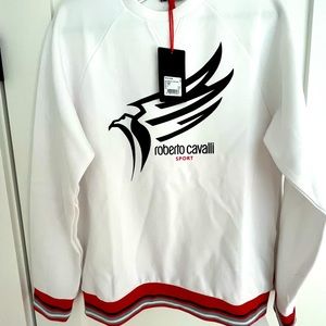 Roberto Cavalli sweatshirt, size M, new and never worn with tags attached